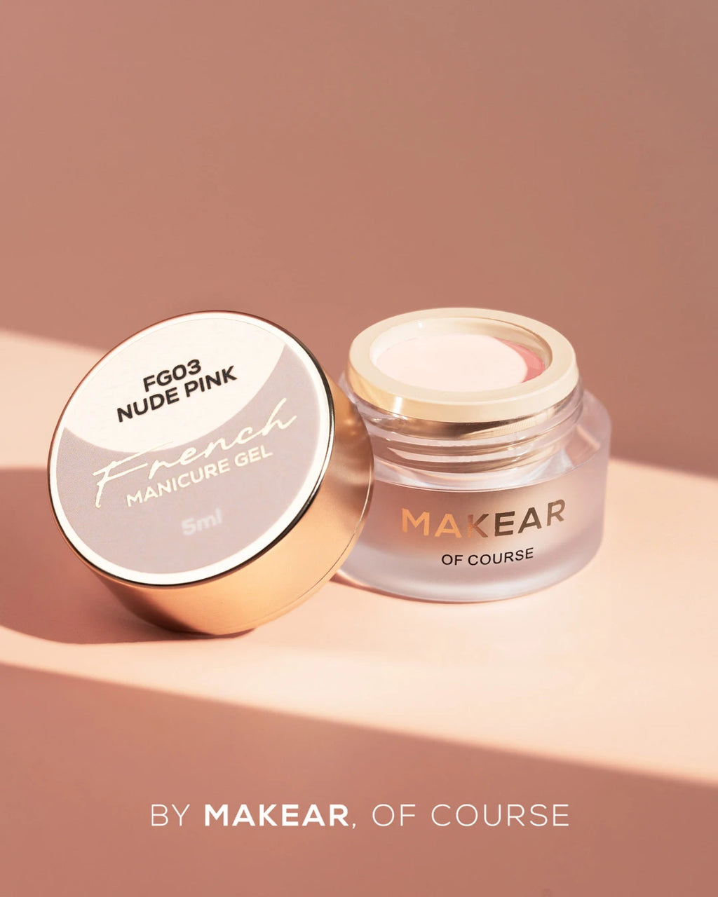 Makear FG03 French Manicure Gel - Nude Pink 5ml