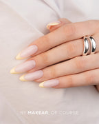 Makear FG06 French Manicure Gel - Pastel Yellow 5ml