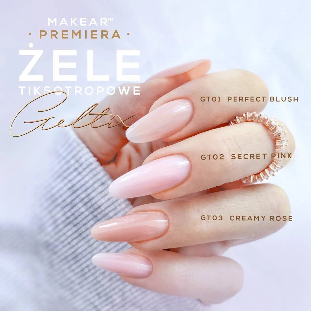 Makear GT02 Geltix Liquid Memory Gel - Secret Pink