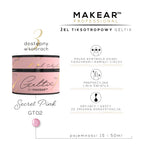 Makear GT02 Geltix Liquid Memory Gel - Secret Pink