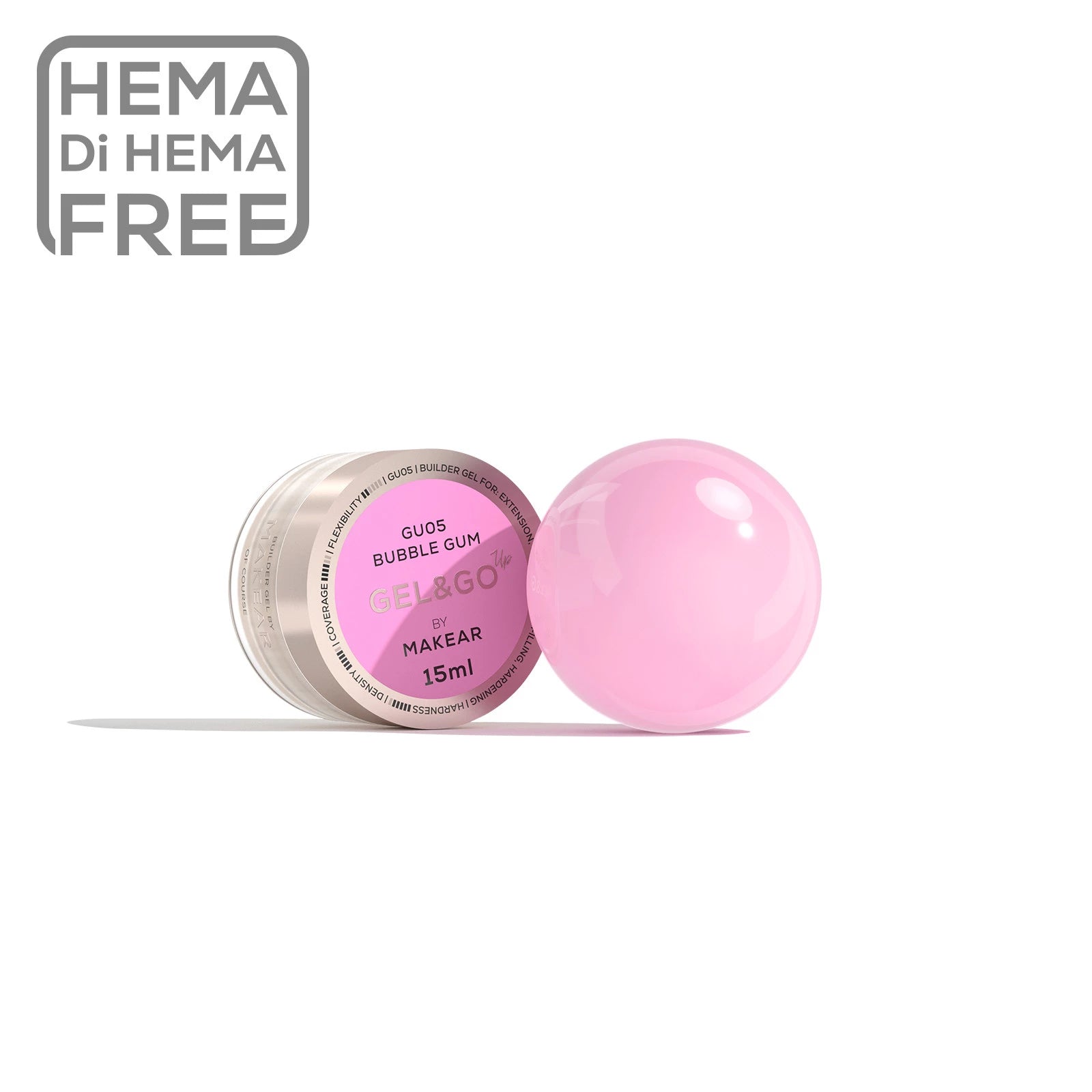 GU05 Gel&Go UP - Bubble Gum 15ml