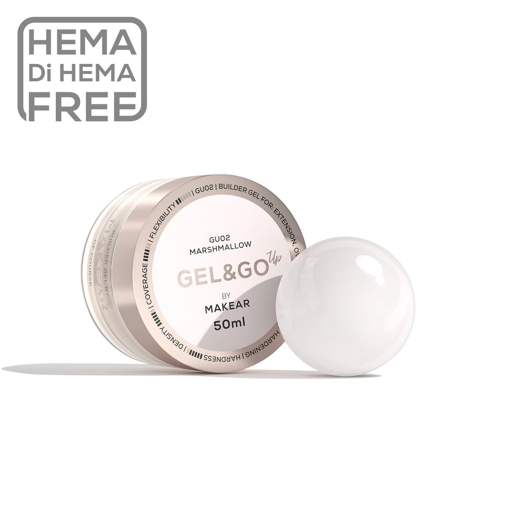 Makear GU02 Gel & Go Up Builder Gel - Marshmallow