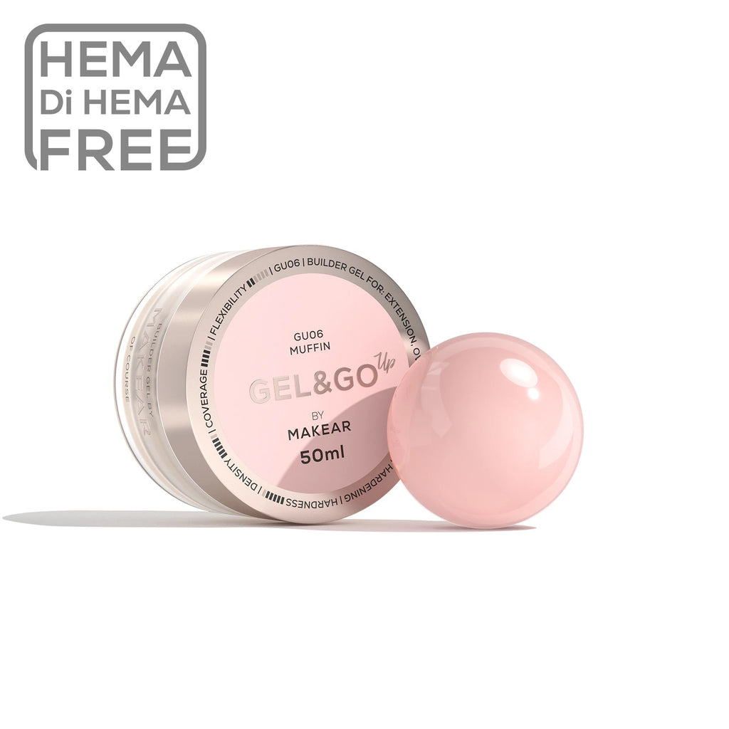 Makear GU06 Gel & Go Up Builder Gel - Muffin
