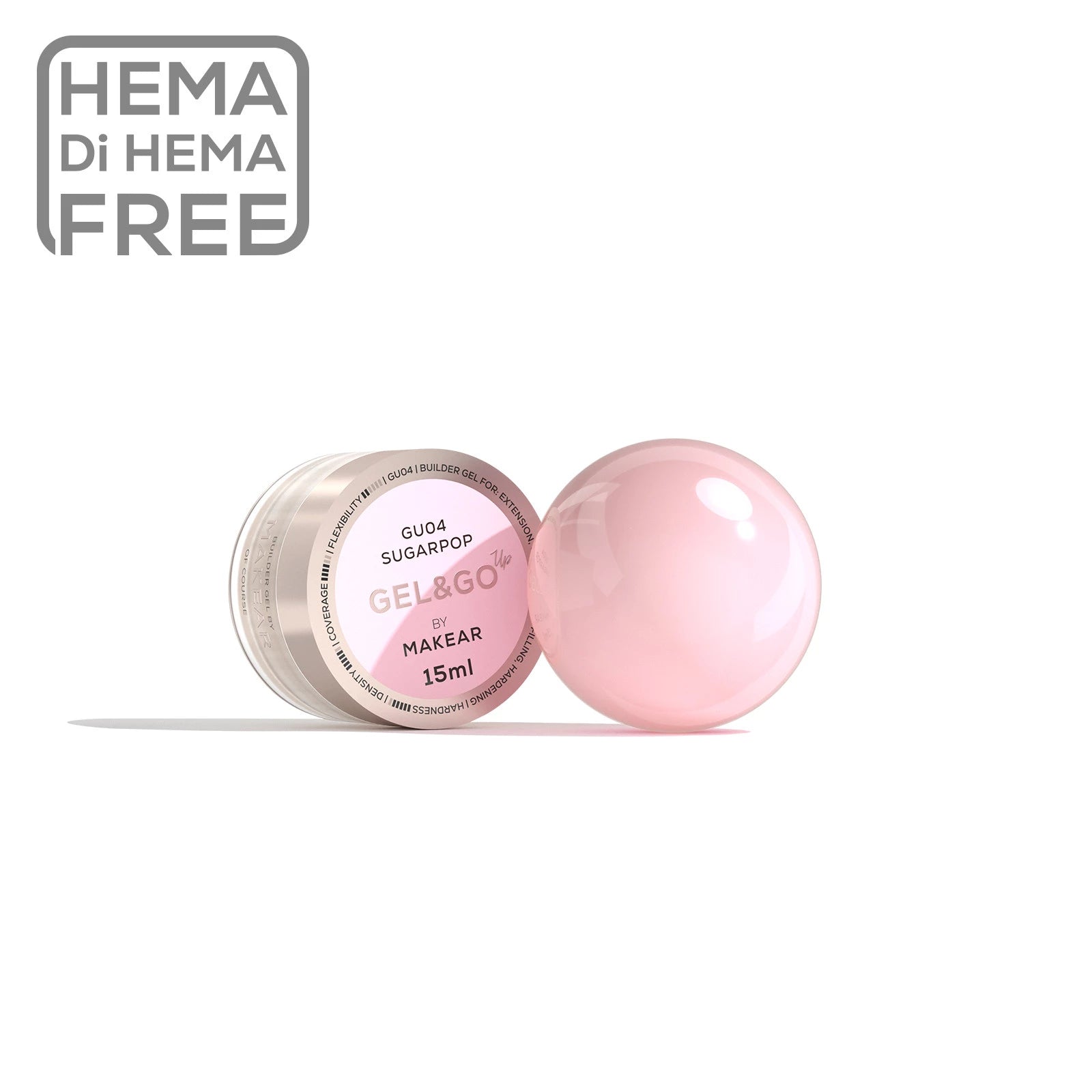 GU04 Gel&Go UP - Sugarpop 15ml