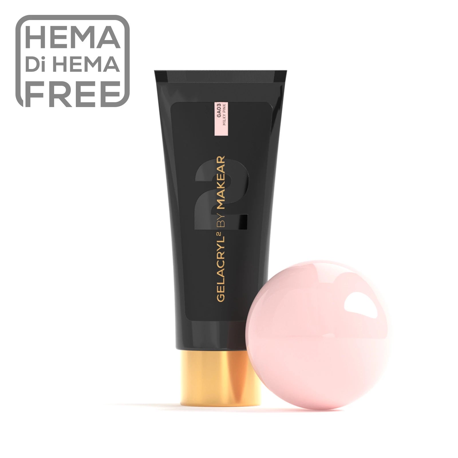 Makear Acrylogel Gelacryl 2 GA03 - Milky Pink