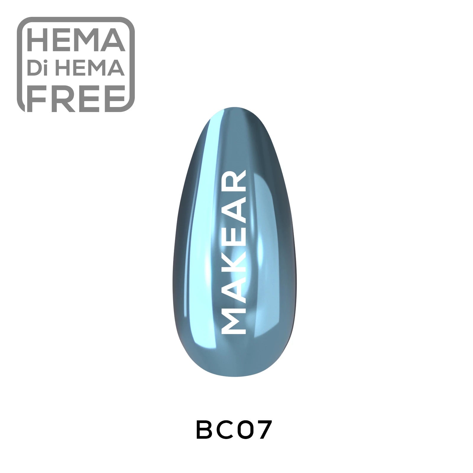 Makear BC07 Liquid Effect Dust Chrome - Blue 5ml
