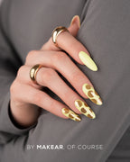 Makear BC03 Liquid Effect Dust Chrome - Gold 5ml