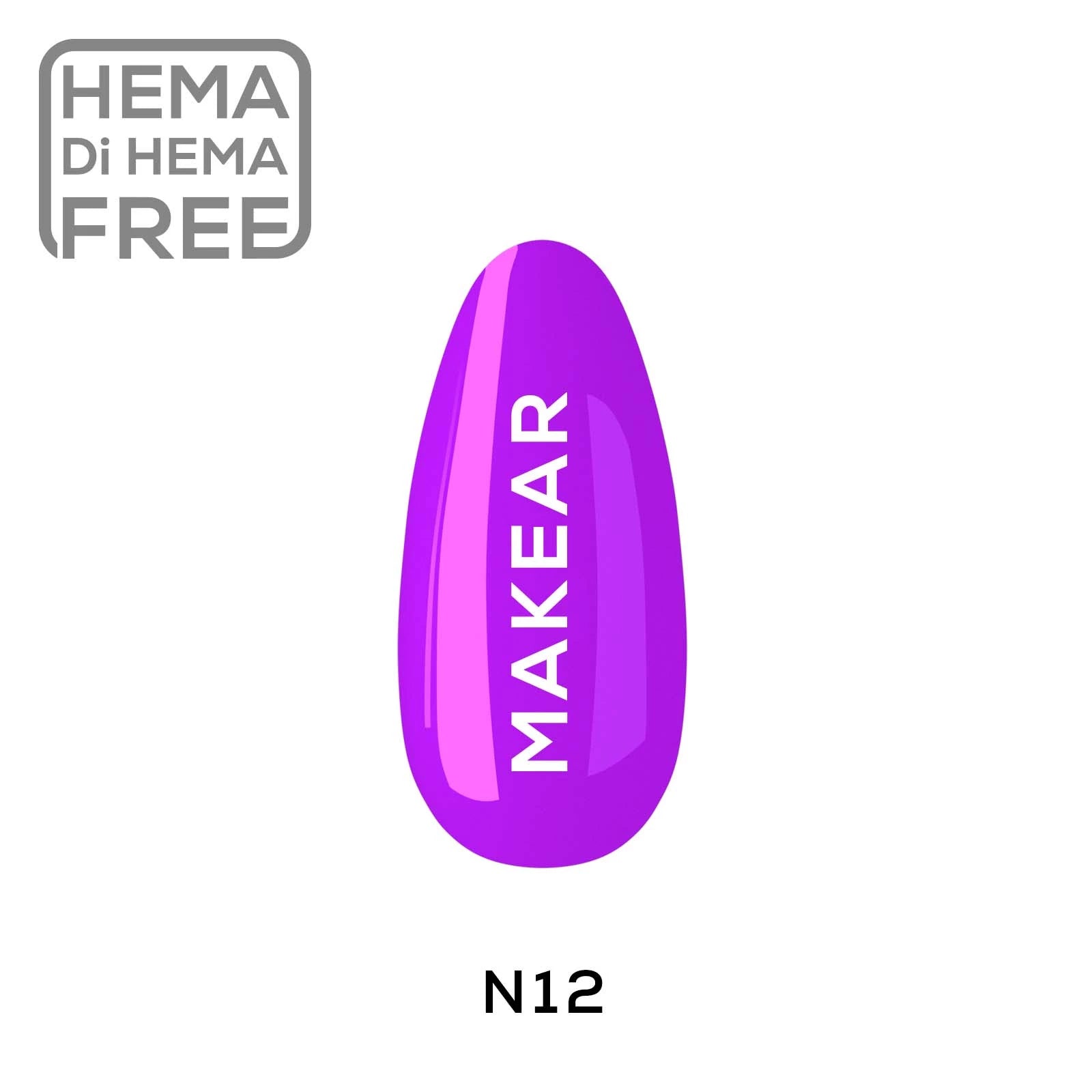 Makear N12  UV Gel Polish - Neon 12 - 8ml