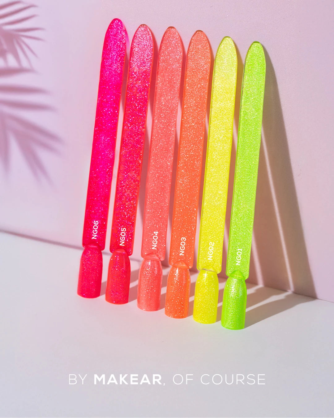 Makear NG06 UV Gel Polish - Neon Glitter 06 - 8ml