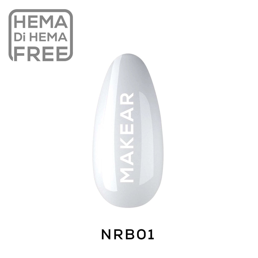 Makear NRB01 Nude Rubber Base 01 - White 8ml