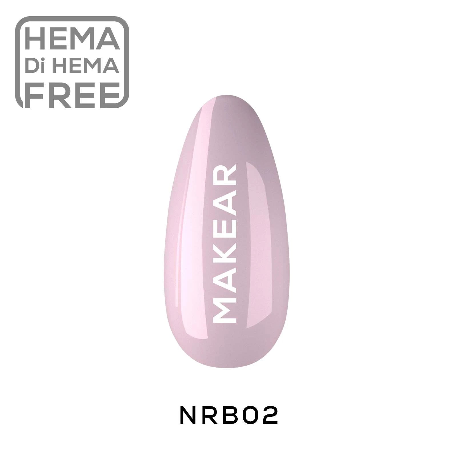 NRB02 Nude Rubber Base 02 - French Pink 8ml