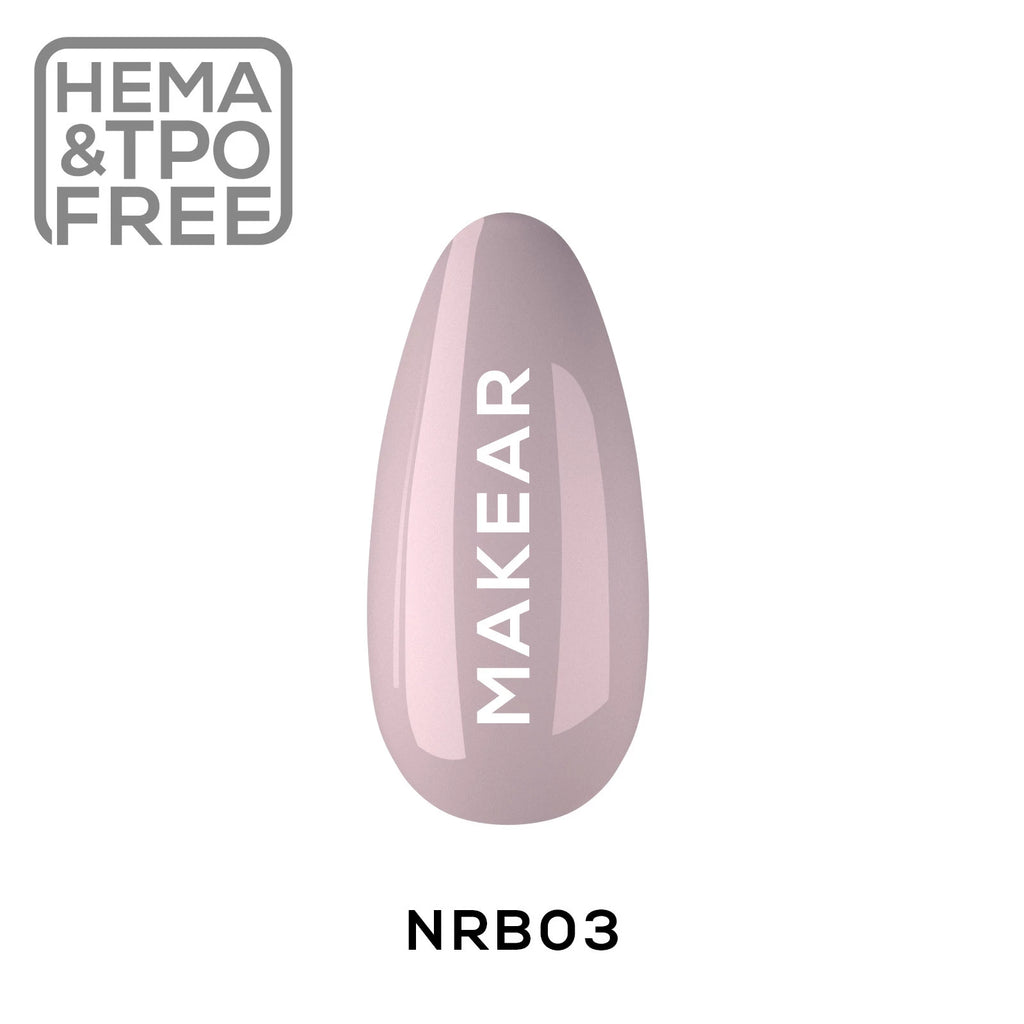 Makear NRB03 Nude Rubber Base 03 - Pudding Pink 8ml