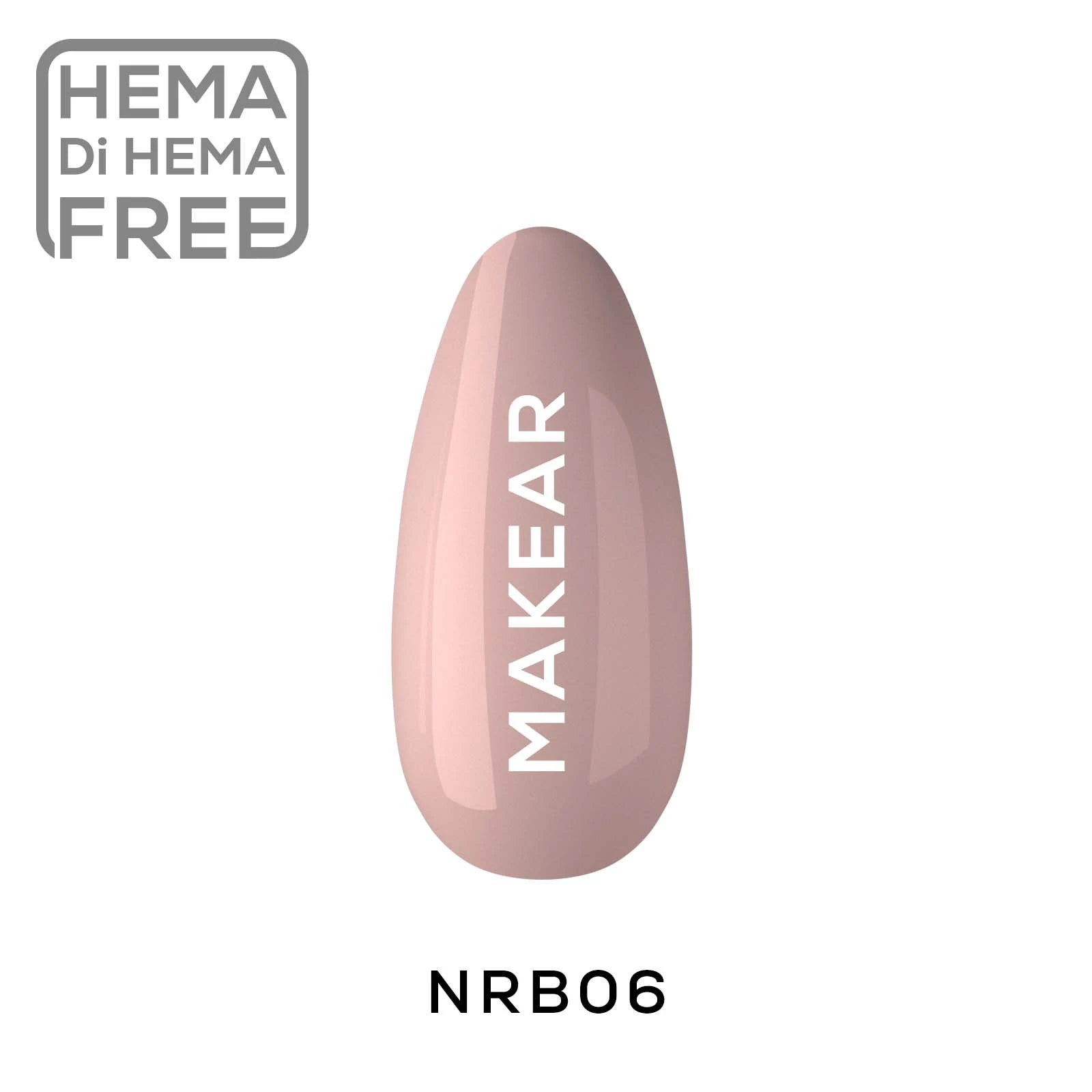 NRB06 Nude Rubber Base 06 - Smoky Beige 8ml