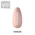 Makear NRB08 Nude Rubber Base 08 - Dark Beige 8ml
