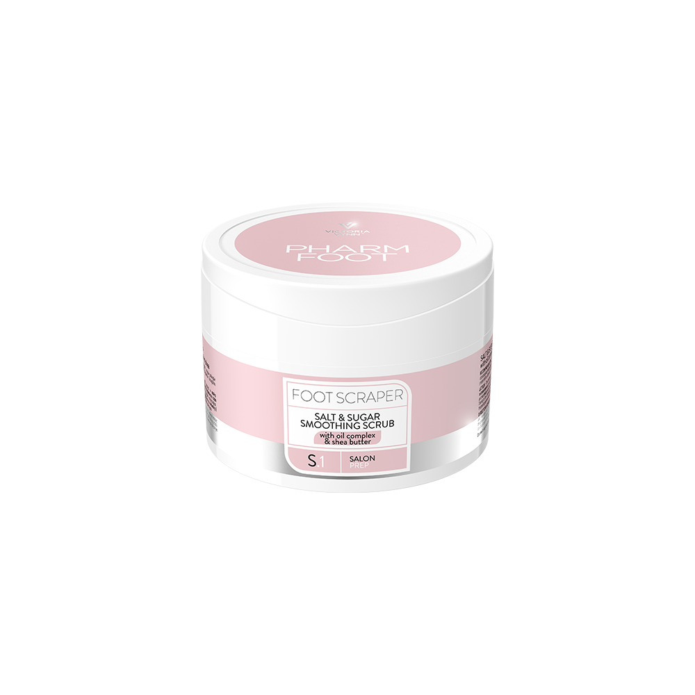 Pharm Foot Foot Scraper Salt & Sugar Smoothing Scrub 200g