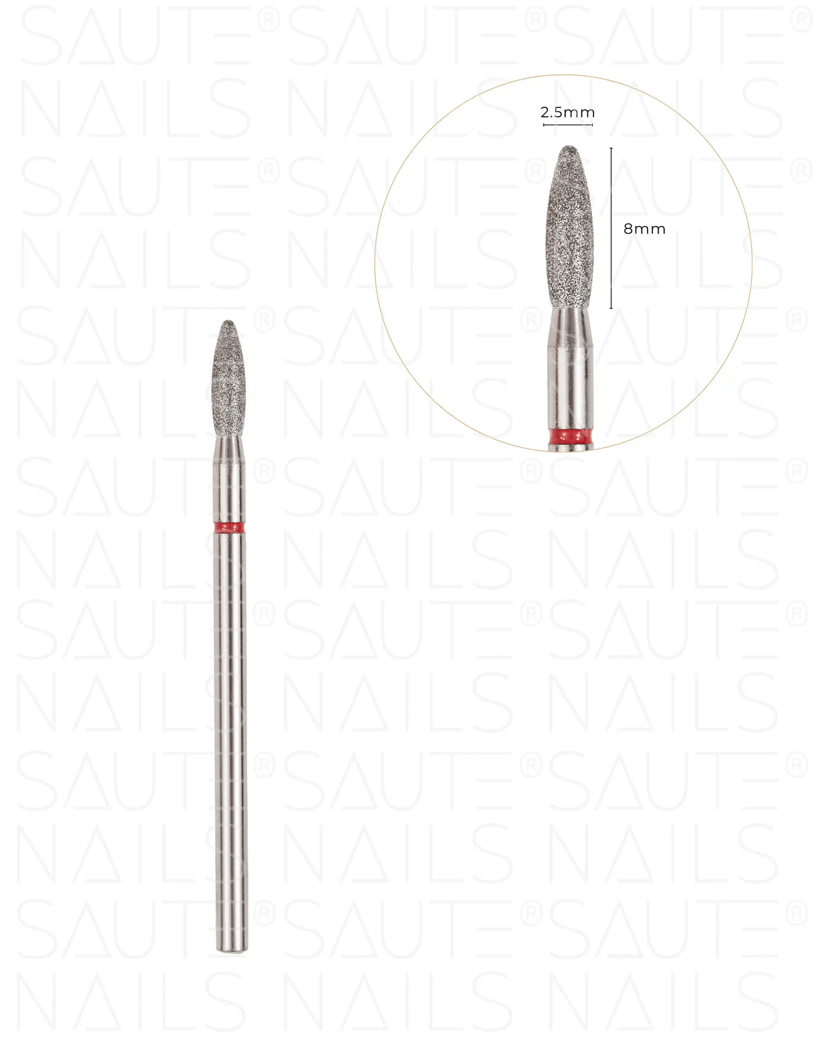 Saute Nails Diamond Cuticle Drill Bit No. 03