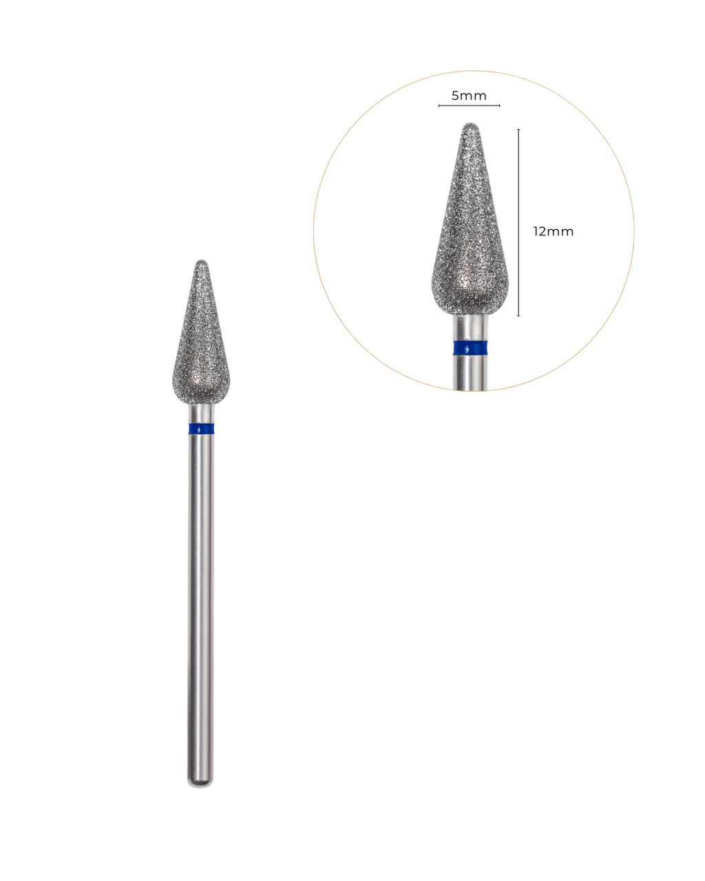 Saute Nails Diamond Cuticle Drill Bit No. 09