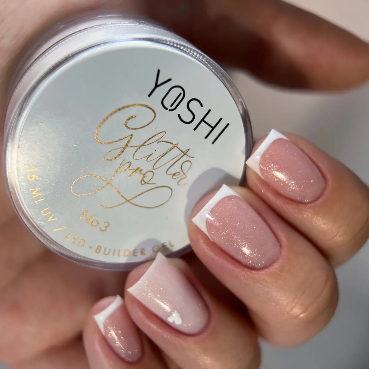 Yoshi Glitter PRO Builder Gel - No. 3