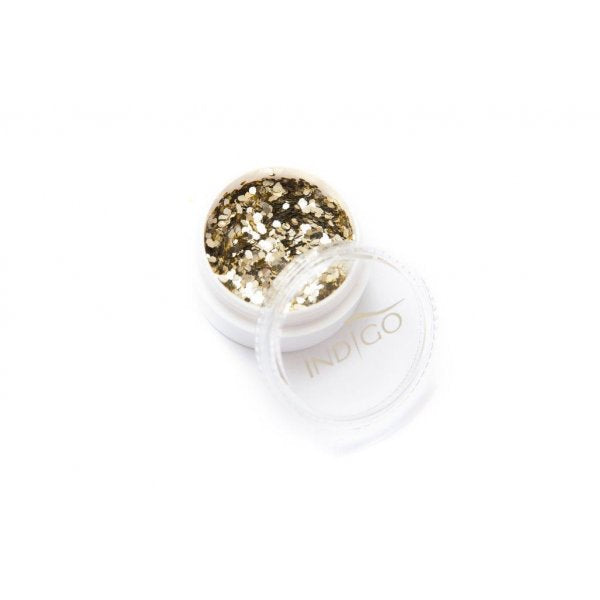 Hexagons Light Gold