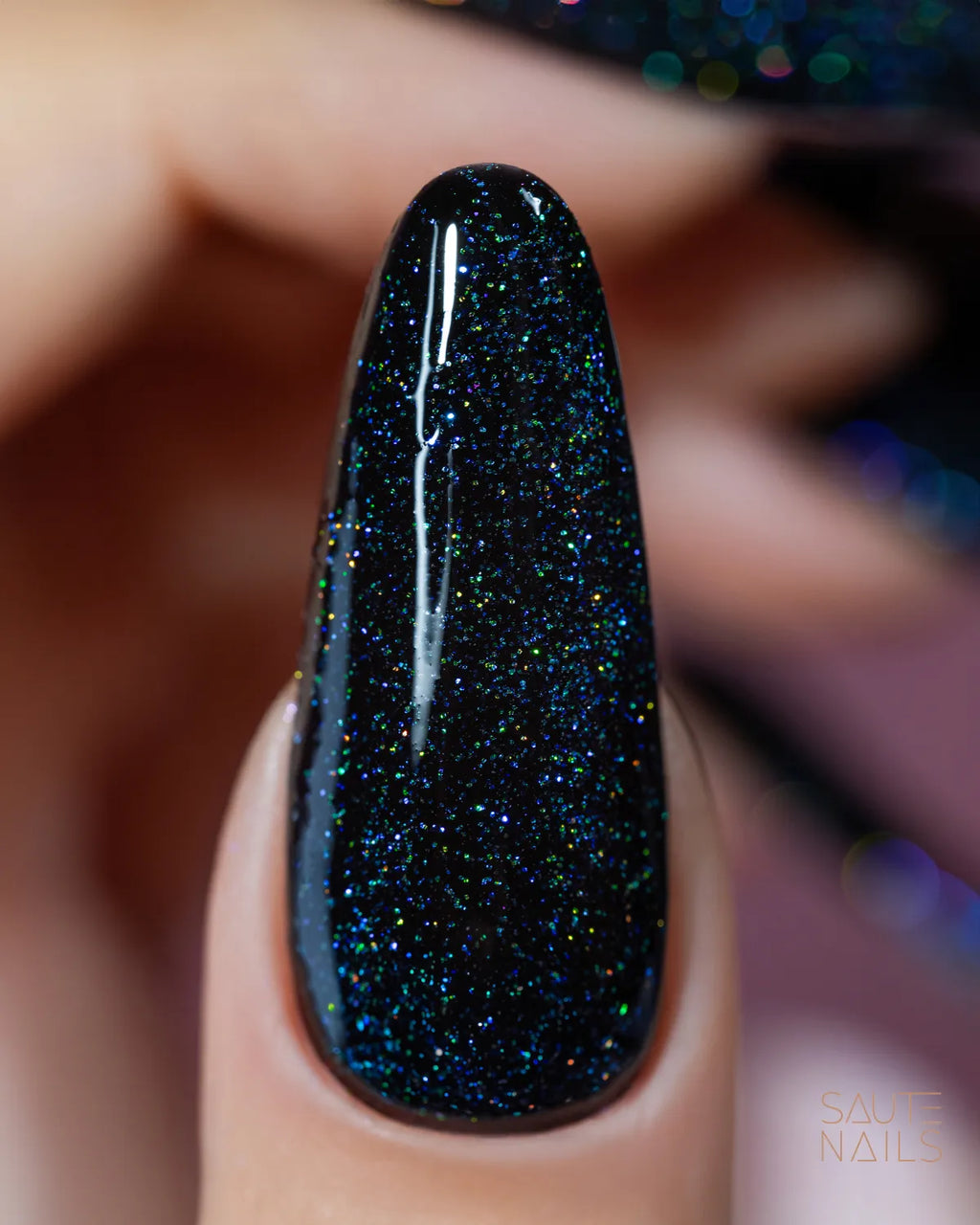 Saute Nails Holo Flash Top No Wipe 8ml