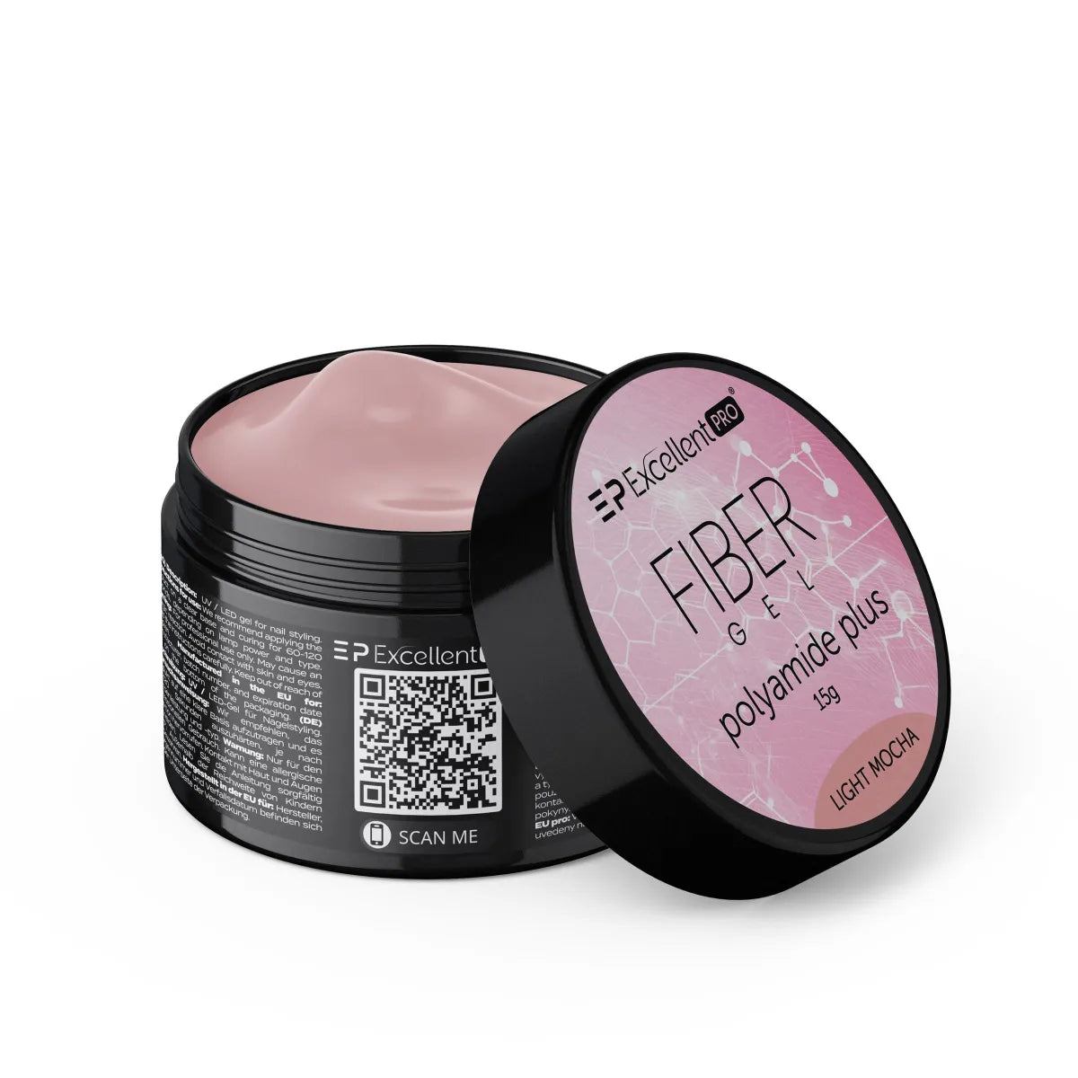 Excpro Fiber Gel Polyamide Plus Light Mocha 15G