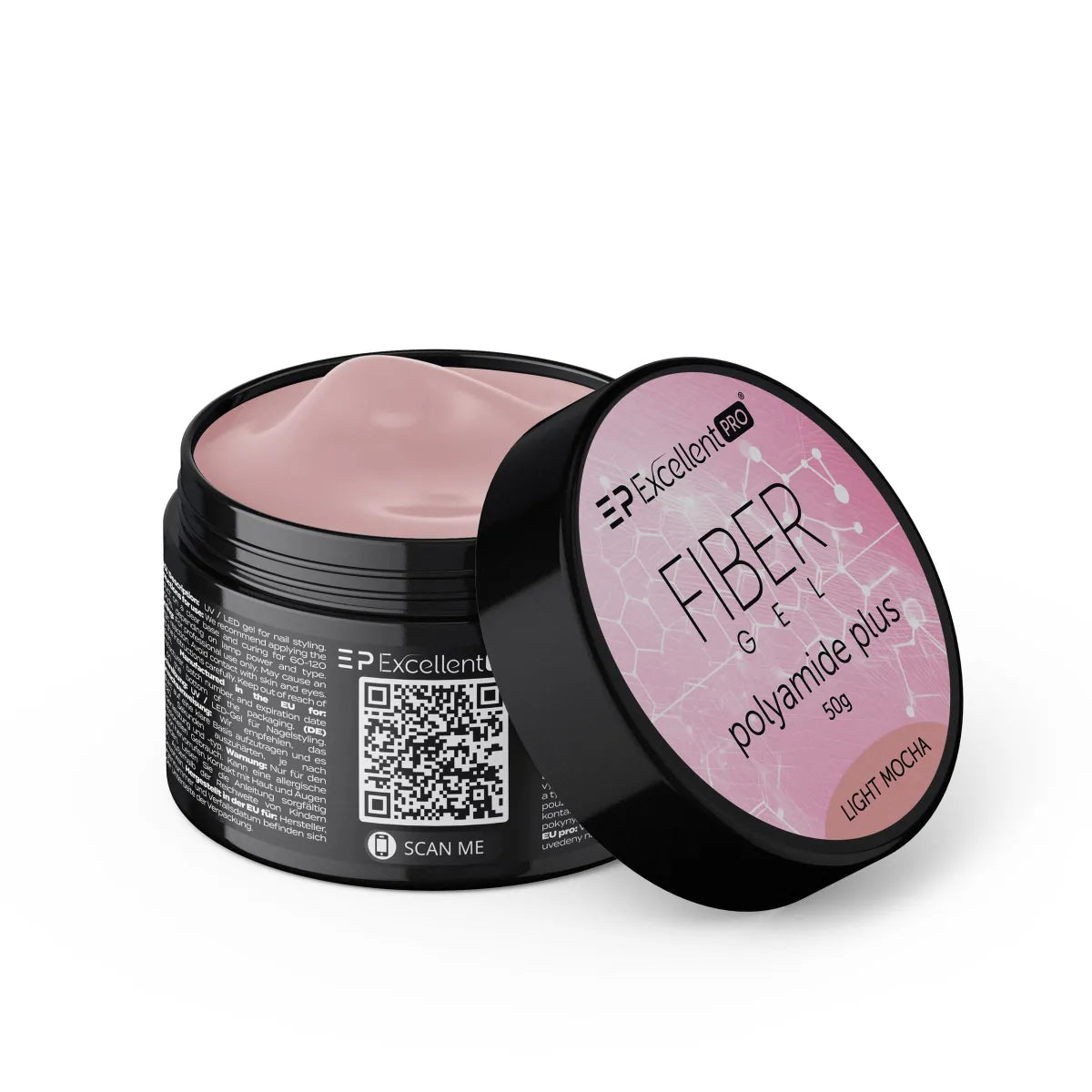 Excpro Fiber Gel Polyamide Plus Light Mocha 50G