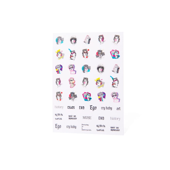 Nail Stickers Self-Adhesive Loco Nail Art-1Pcs