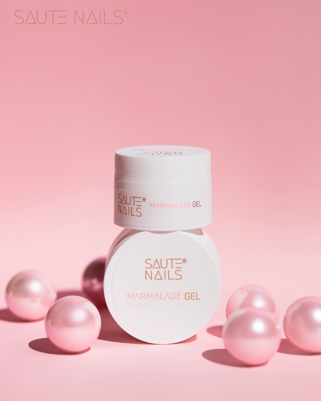 Saute Nails Marmalade Gel Bubble Gum Builder Gel