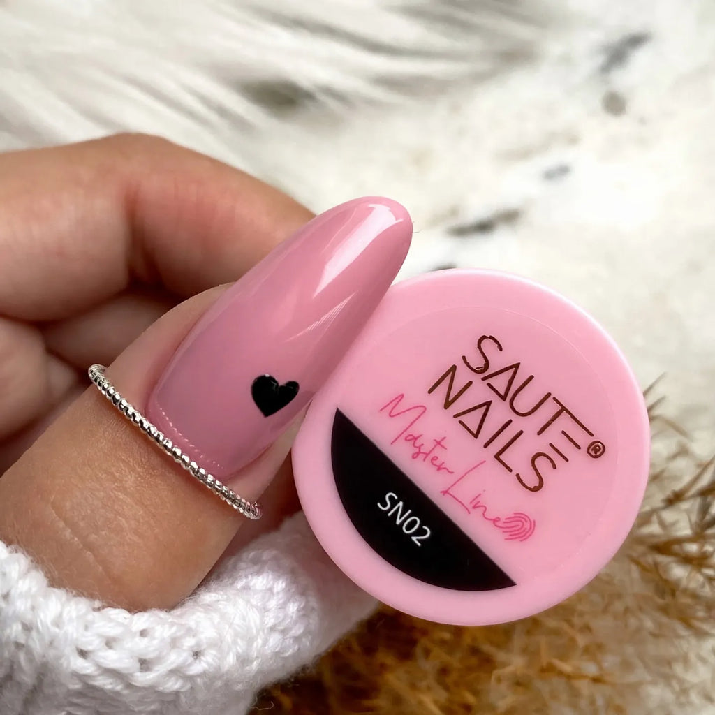 Saute Nails Master Line SN02 Black Nail Art Gel 5g