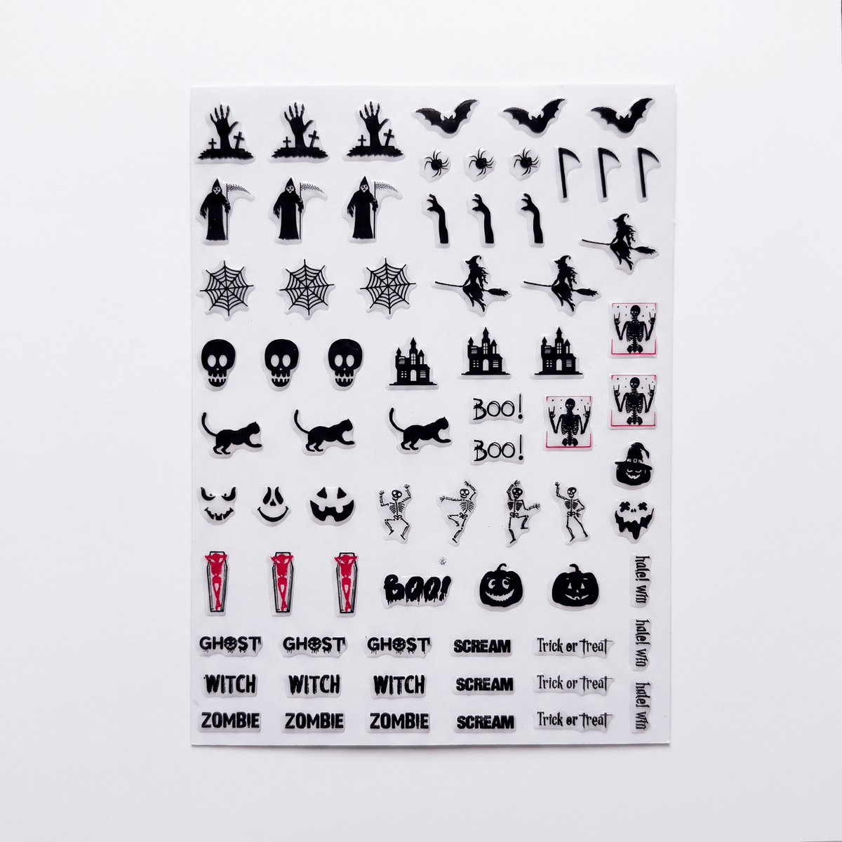 Self Adhesive Halloween Nail Stickers