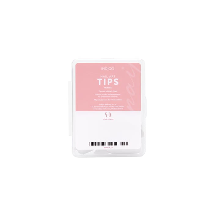 White Nail Art Tips 50Pcs