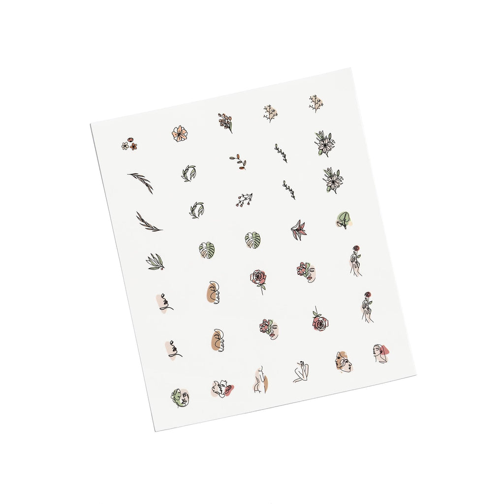 Nail Water Stickers 01