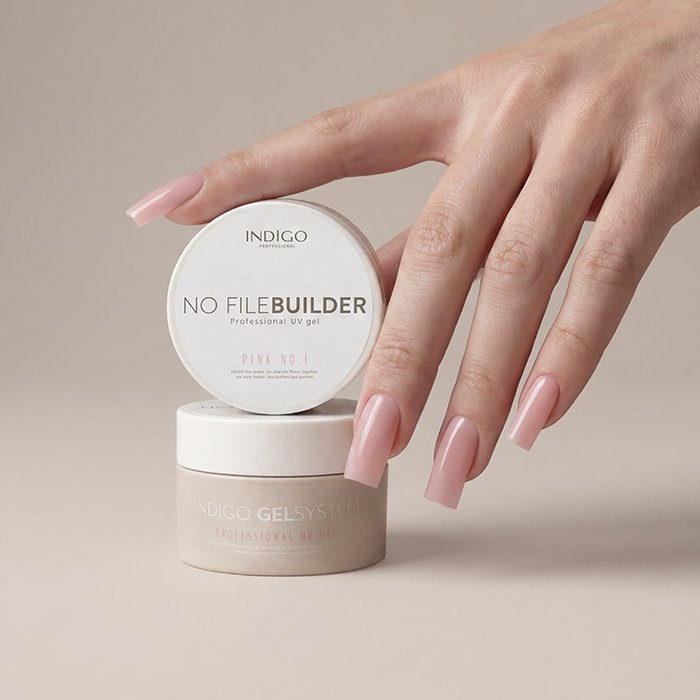 No File Builder Gel - Pink No. 1 50g