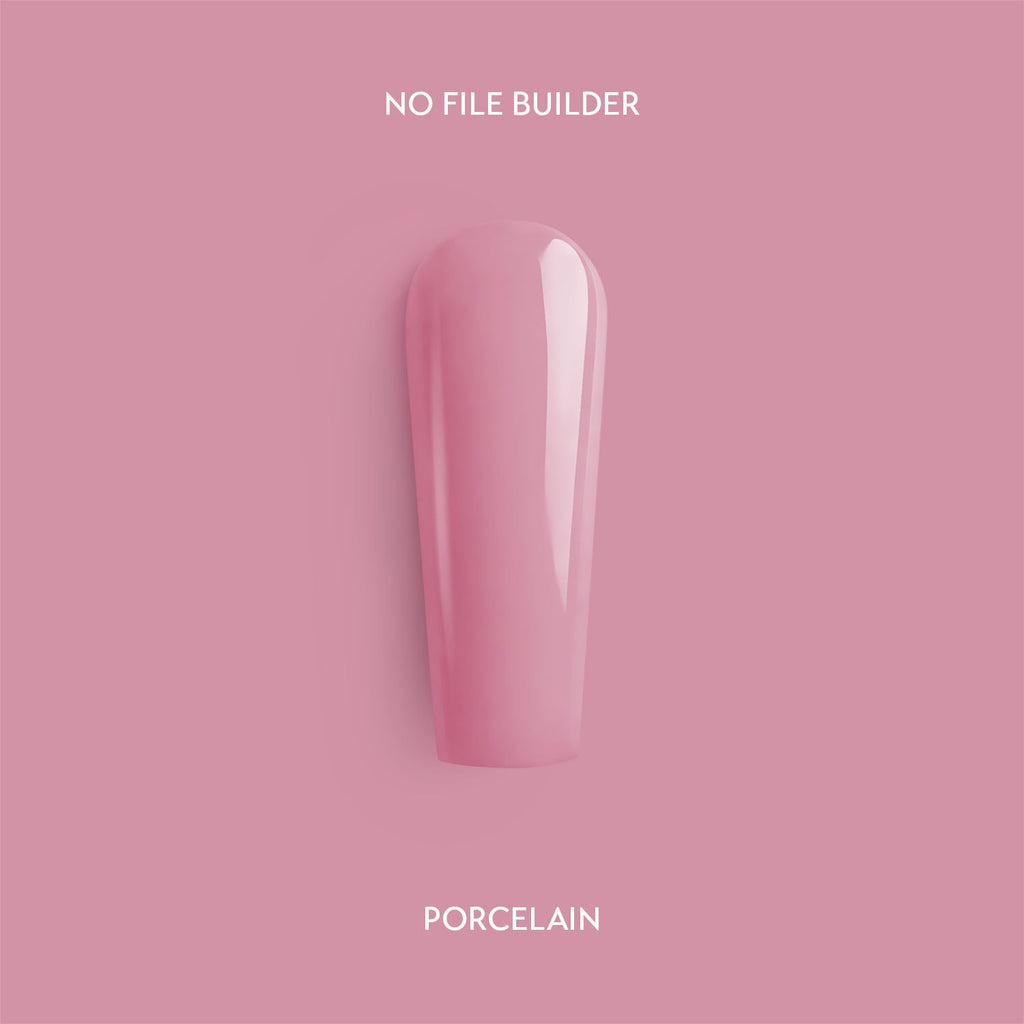 No File Builder Gel - Porcelain 15g