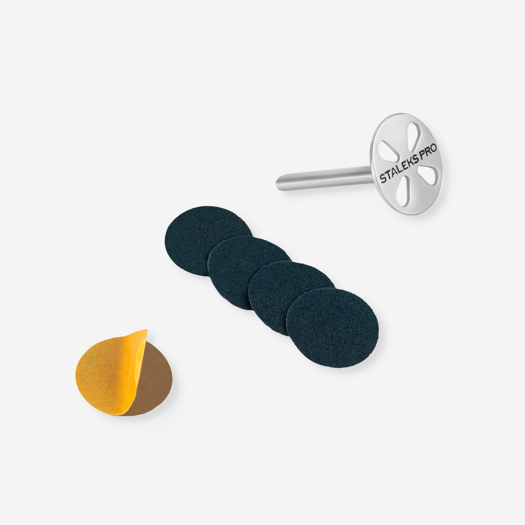 Pedicure Disc With Removable File 180 Grit 5 pc (15 mm), Set PDLset-15
