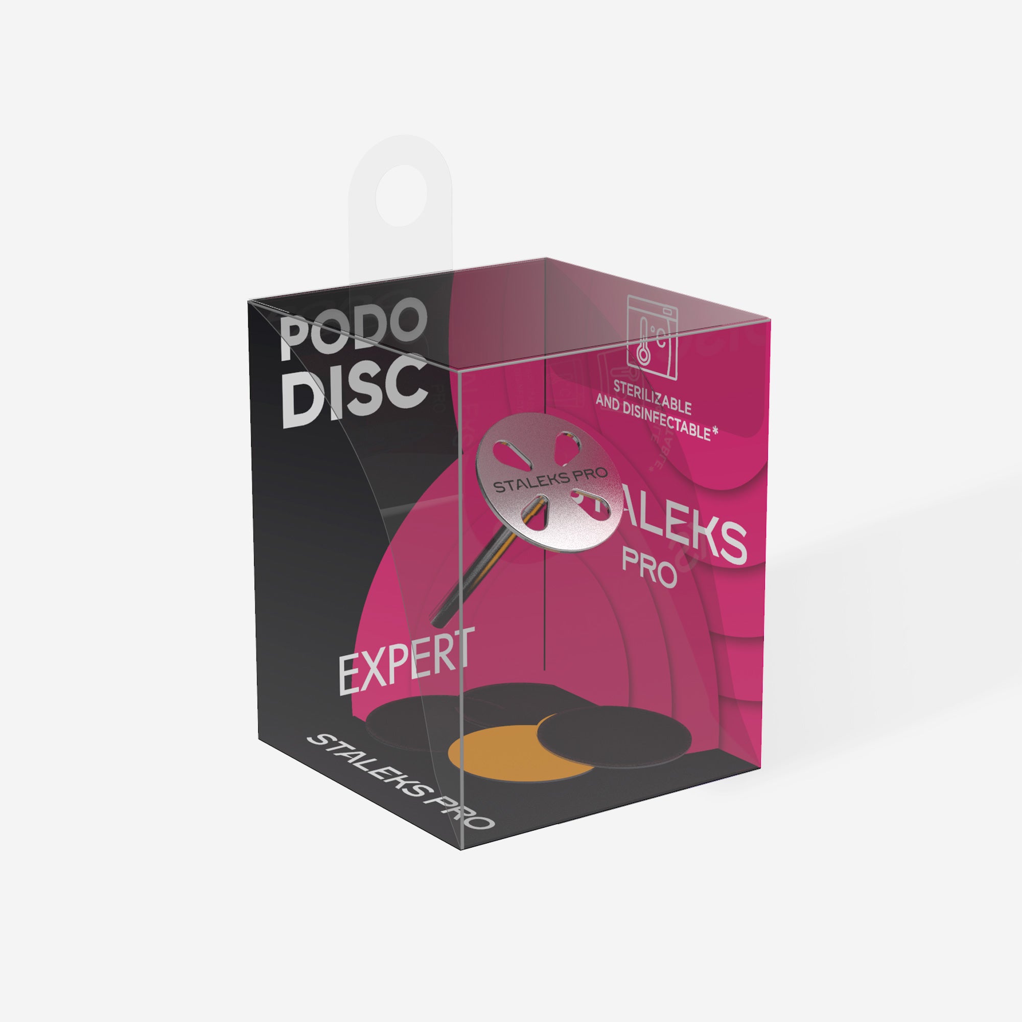 Pedicure Disc With Removable File 180 Grit 5 pc (15 mm), Set PDLset-15