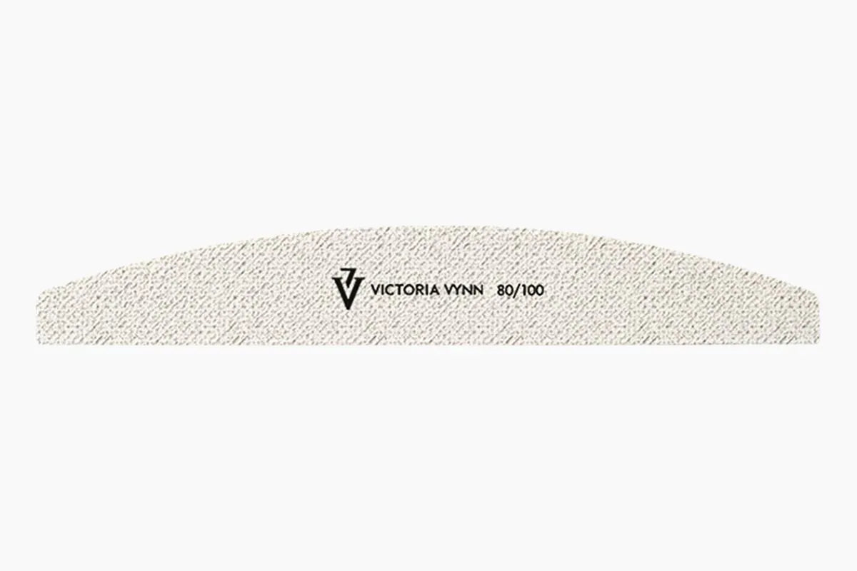 Victoria Vynn White Crescent Nail File 80/100