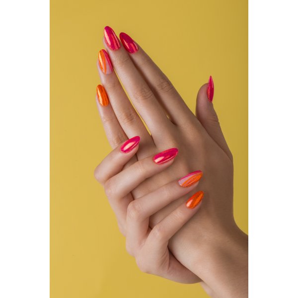 PIXEL EFFECT NEON PINK