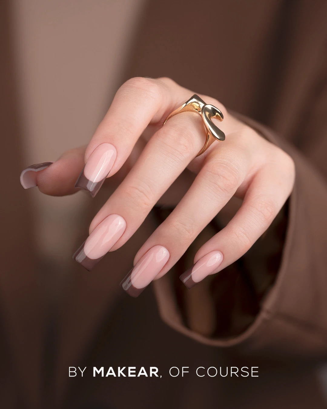 Makear FG10 French Manicure Gel - Brown 5ml