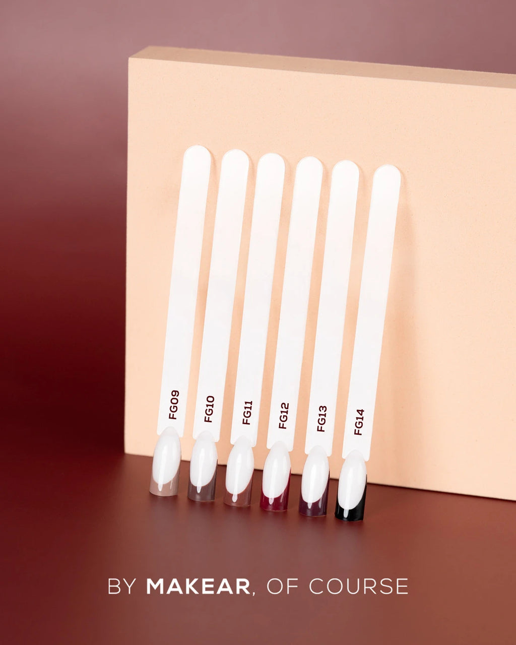 Makear FG10 French Manicure Gel - Brown 5ml