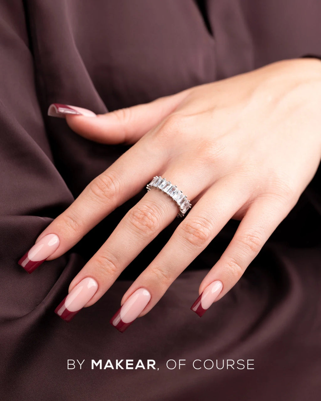 Makear FG12 French Manicure Gel - Cherry 5ml