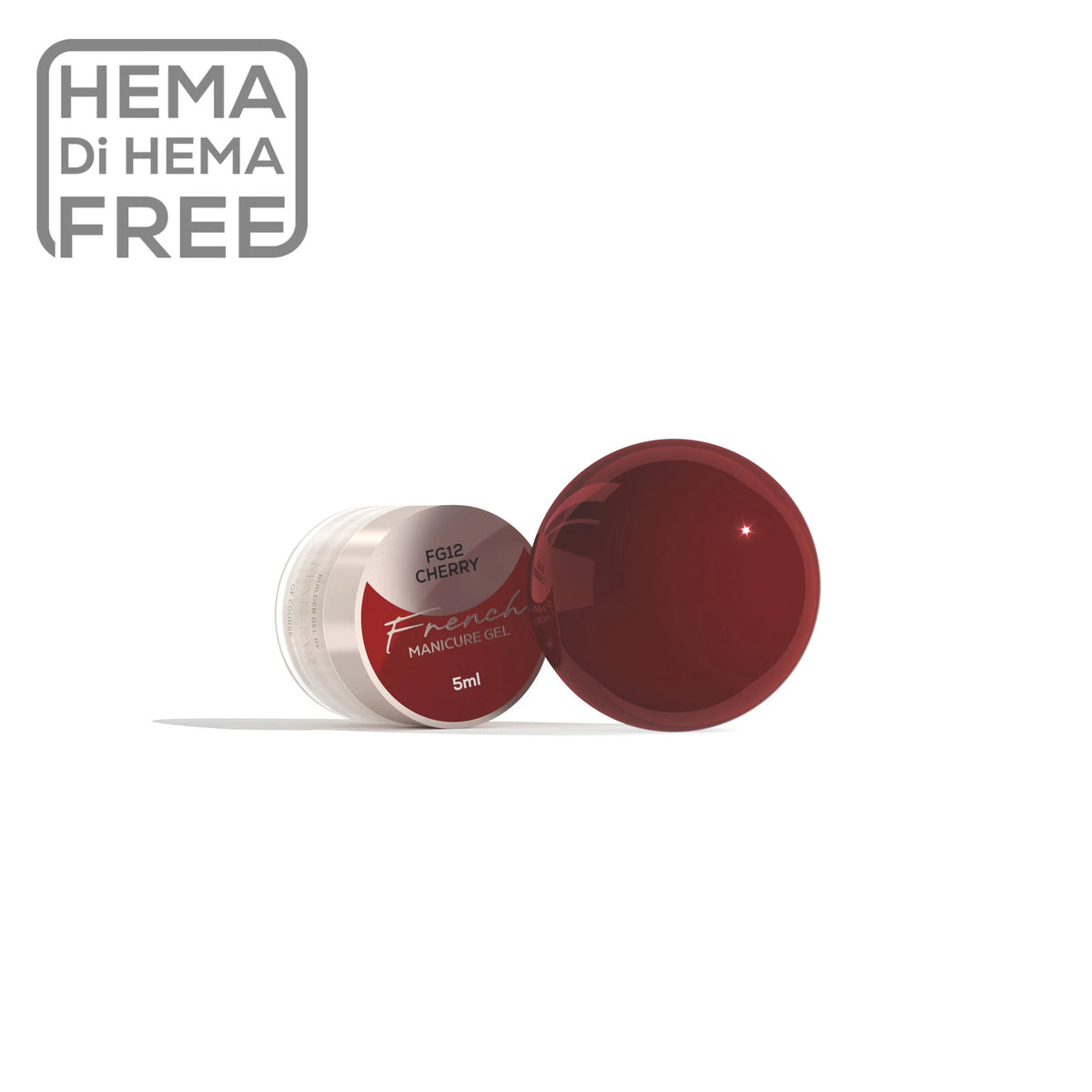 Makear FG12 French Manicure Gel - Cherry 5ml