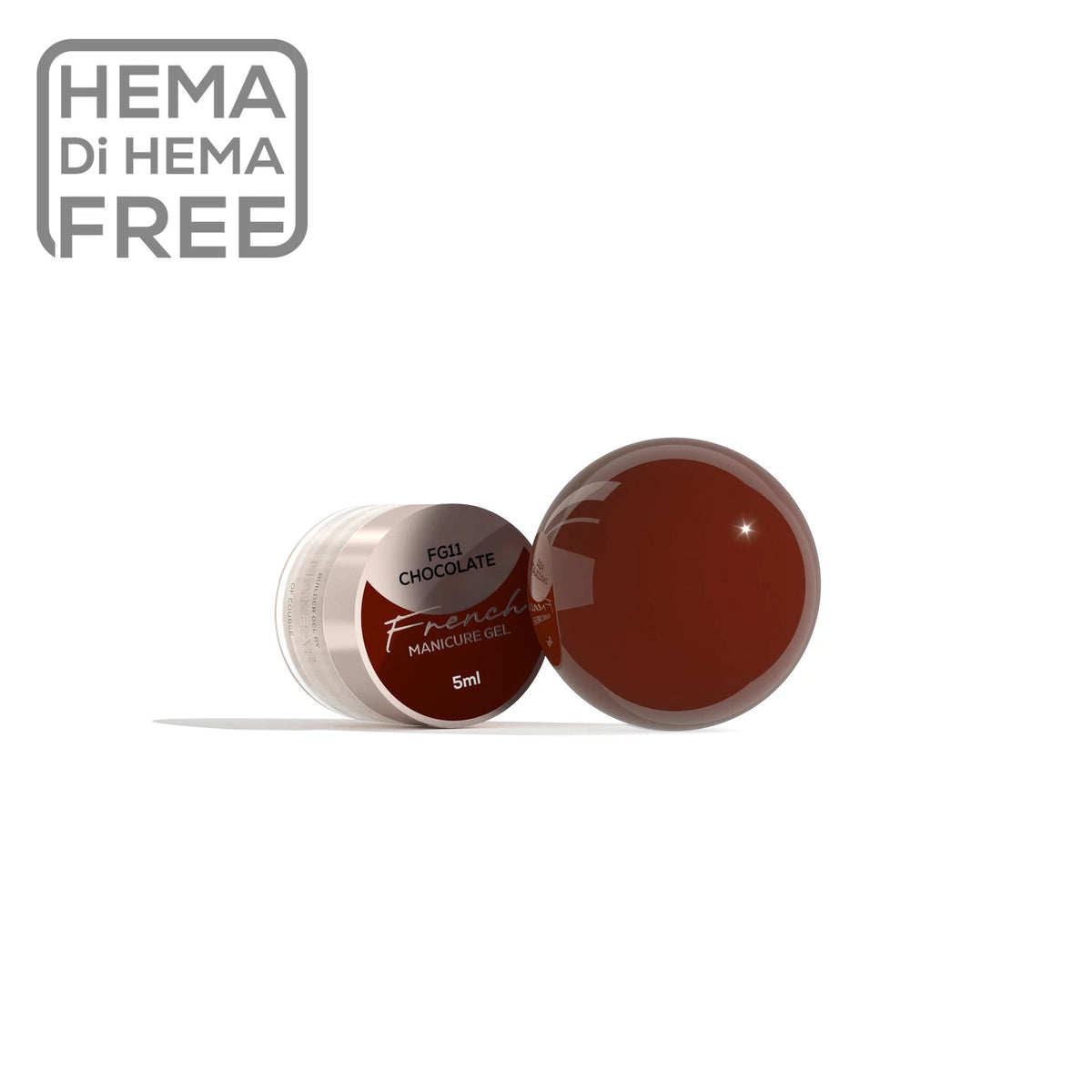 Makear FG11 French Manicure Gel - Chocolate 5ml