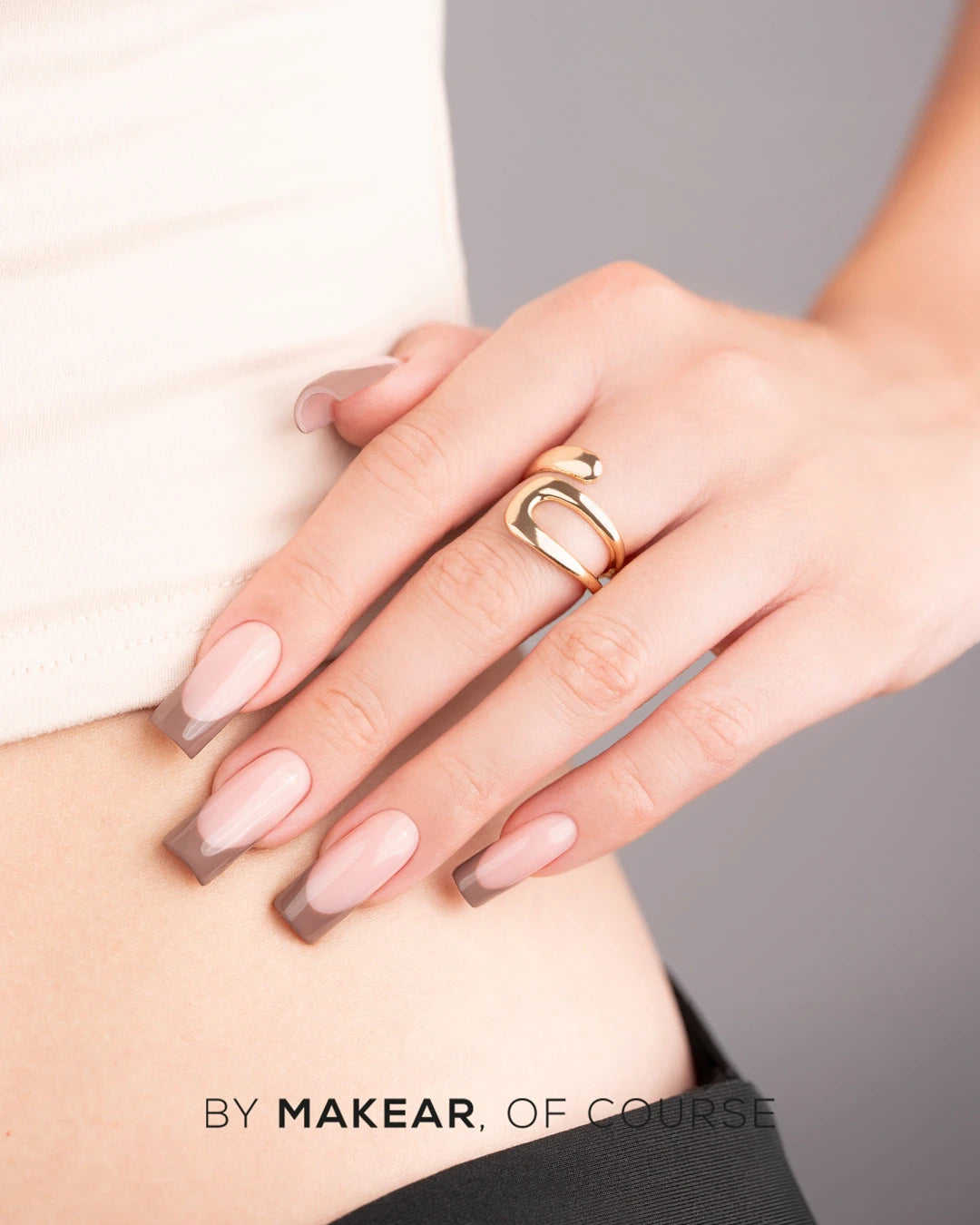 Makear FG09 French Manicure Gel - Nougat 5ml