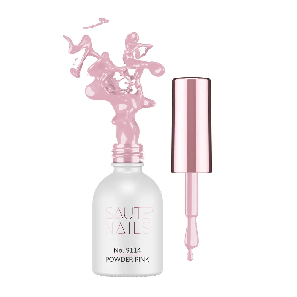 Saute Nails S114 Powder Pink Gel Polish 8ml