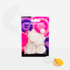 White refill pads for pedicure disc Pododisc Staleks Pro L, 180 grit (50 pc) PDF-25-180w