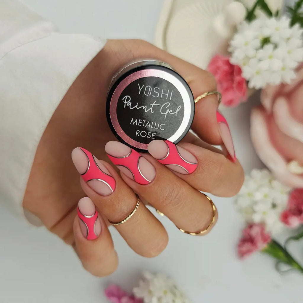 Paint Gel UV LED 5 ml – Metallic Rose