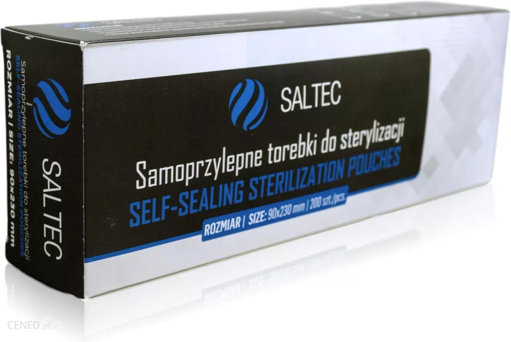 SALTEC self-sealing sterilisation pouches 90X230 mm 200pcs