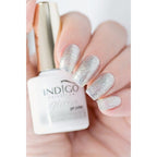 Silver Cha Cha Glitter Gel Polish 7Ml