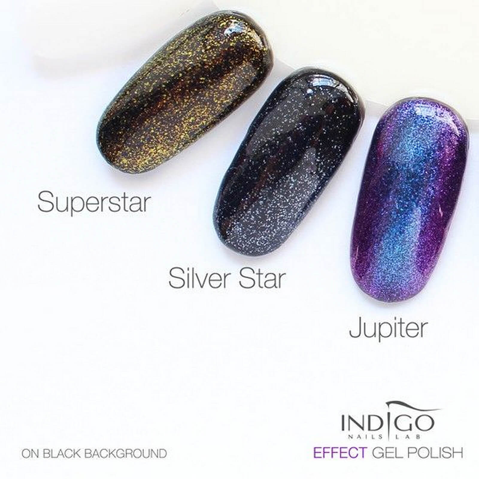 Silver Star Effect Gel Polish 7Ml
